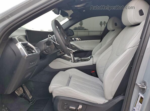5UX33EX0XS9Z92801 2025 BMW X6 Серый Вид салона спереди