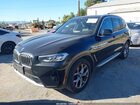 2022 Bmw X3 Sdrive30i Black vin: 5UX43DP02N9J97616
