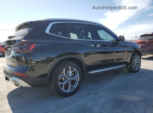 5UX43DP02R9T99216 2024 BMW X3 Black უკანა მარჯვენა