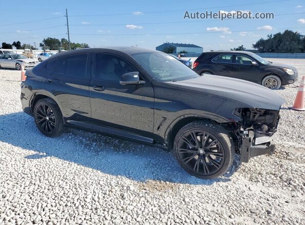 5UX43DT04P9S10245 2023 BMW X4 Black Przód prawy