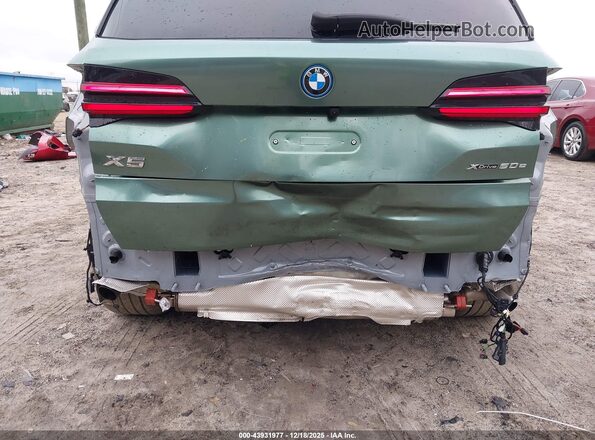 5UX43EU06S9X38673 2025 BMW X5 Зеленый Вид спереди