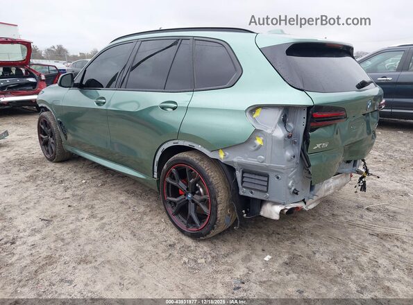 5UX43EU06S9X38673 2025 BMW X5 Зеленый Задняя левая четверть