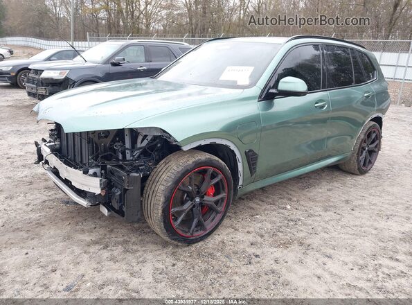 5UX43EU06S9X38673 2025 BMW X5 Зеленый Передняя левая четверть
