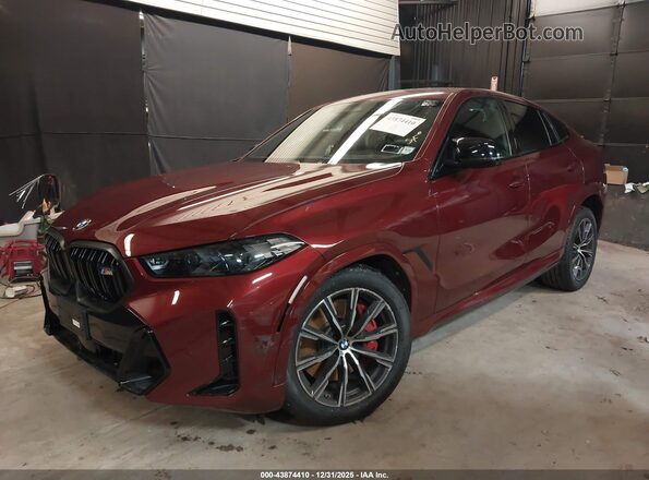 5UX43EX09T9150201 2026 BMW X6 Red Передня ліва чверть