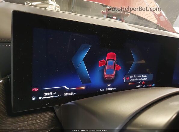 5UX43EX09T9150201 2026 BMW X6 Red Вид задніх сидінь