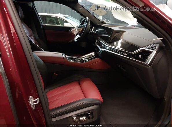 5UX43EX09T9150201 2026 BMW X6 Red Вид салону спереду