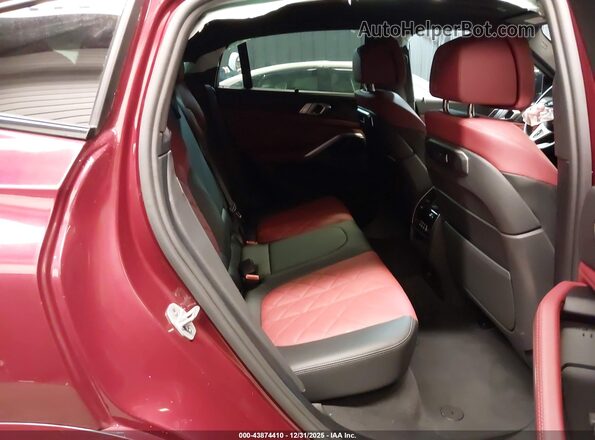 5UX43EX09T9150201 2026 BMW X6 Red Вид наклейки з VIN-кодом