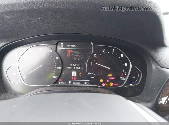5UX53DP02N9L25664 2022 BMW X3 Синий Вид задних сидений