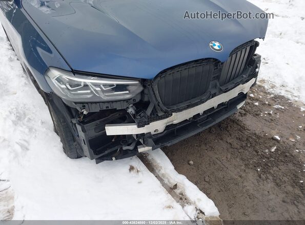 5UX53DP02N9L25664 2022 BMW X3 Синий 