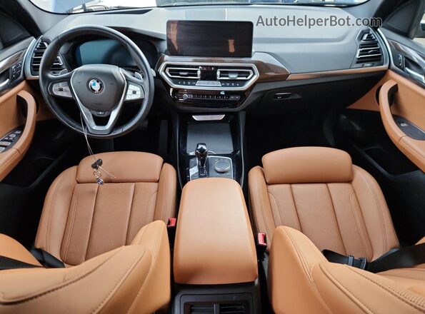 5UX53DP05N9J74545 2022 BMW X3 Угольный Вид панели приборов