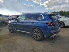2022 Bmw X3 Xdrive30i Синий vin: 5UX53DP06N9J31106