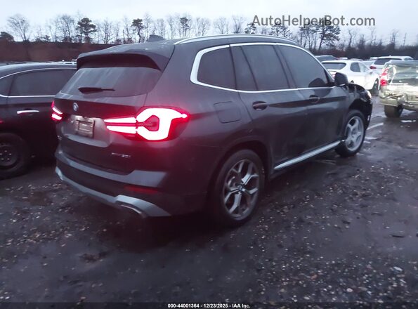 5UX53DP08N9J11794 2022 BMW X3 Серый Задняя правая четверть