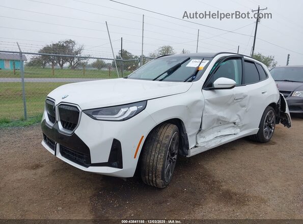 5UX53GP06S9Y88648 2025 BMW X3 White Przód lewy