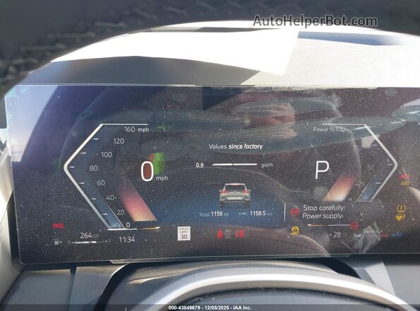 5UX53GP08S9075781 2025 BMW X3 Gray Вид задніх сидінь