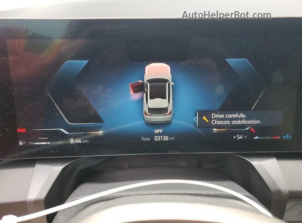 5UX53GP09S9043549 2025 BMW X3 White Widok zestawu wskaźników