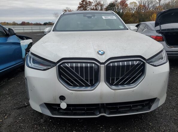 5UX53GP09S9043549 2025 BMW X3 White Widok z przodu