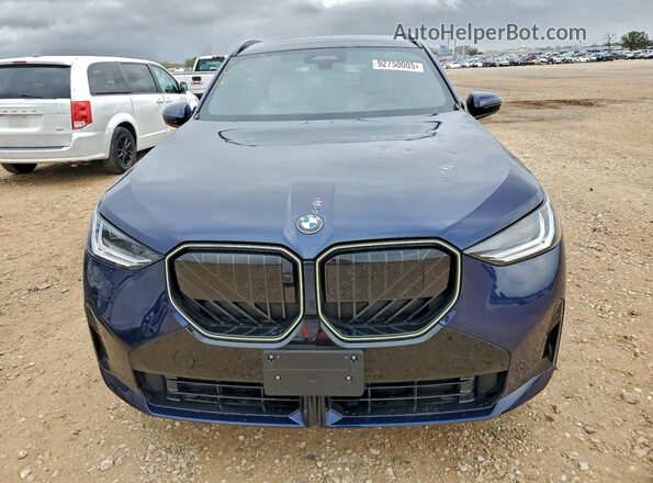 5UX53GP09T9214706 2026 BMW X3 Blue Widok z przodu