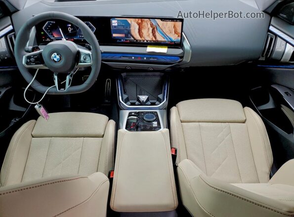 5UX53GP09T9214706 2026 BMW X3 Blue Widok deski rozdzielczej