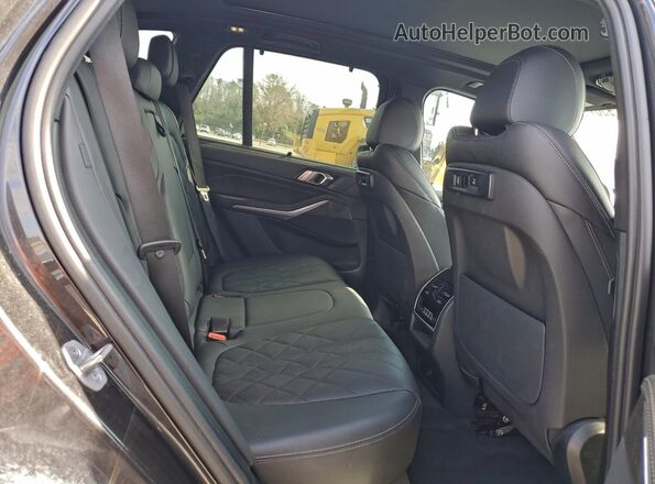 5UXCR4C03P9P38255 2023 BMW X5 Серый Вид задней части салона