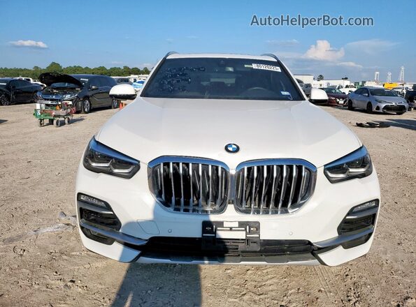 5UXCR4C06M9F65720 2021 BMW X5 White Vista frontal