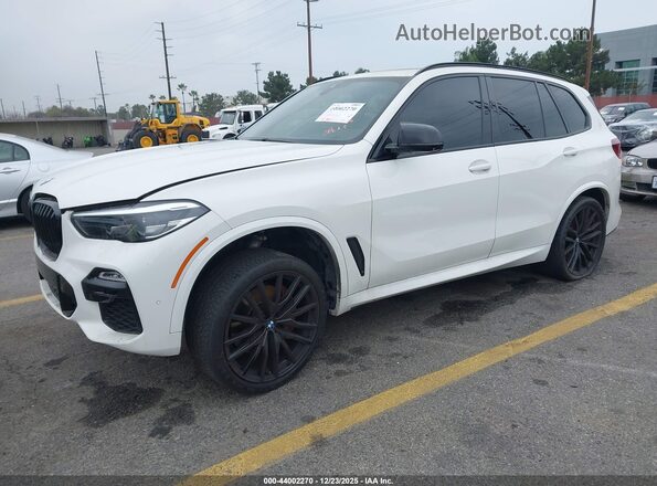 5UXCR4C0XM9H36033 2021 BMW X5 Белый Передняя левая четверть