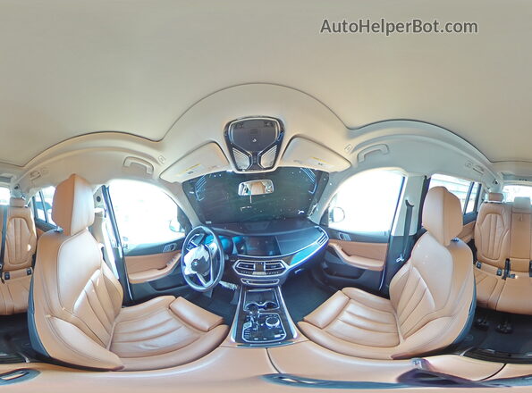 5UXCW2C02M9E17318 2021 BMW X7 Белый Панорамный вид салона 360°