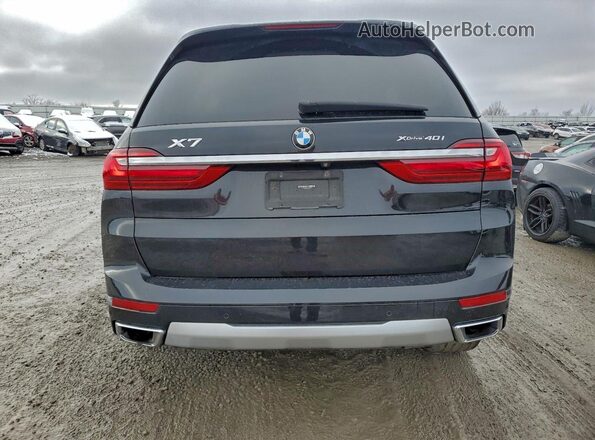 5UXCW2C04L9A01981 2020 BMW X7 Черный Вид сзади