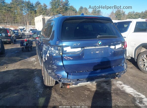 5UXCW2C06N9L19603 2022 BMW X7 Blue წინა ხედი