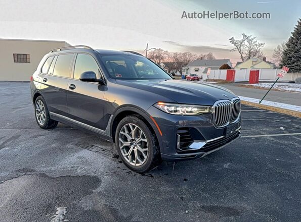 5UXCW2C07L9C59962 2020 BMW X7 Серый Передняя левая четверть