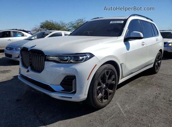 5UXCW2C0XM9F56239 2021 BMW X7 White Przód lewy