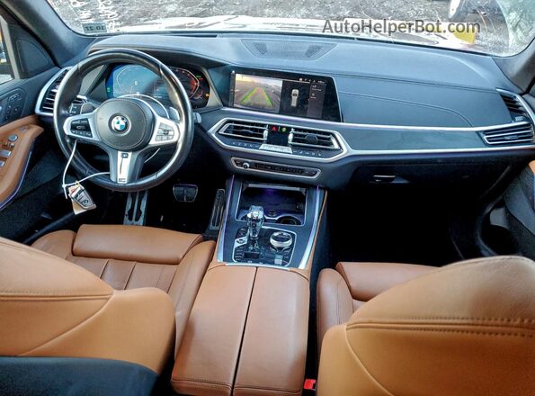 5UXCW2C0XN9J99059 2022 BMW X7 Черный Вид панели приборов
