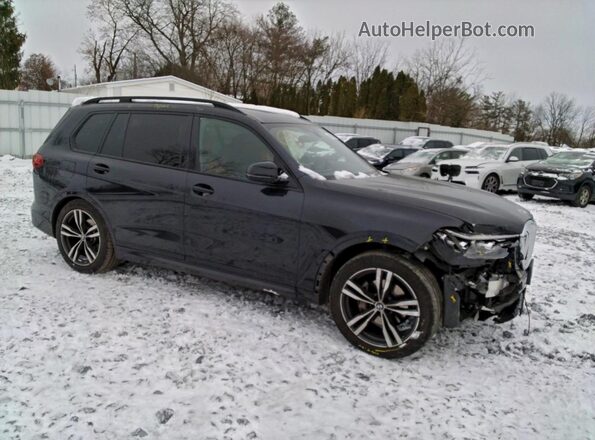 5UXCW2C0XN9J99059 2022 BMW X7 Черный Передняя правая четверть
