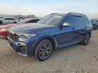 2021 Bmw X7 M50i Blue vin: 5UXCX6C06M9E93662
