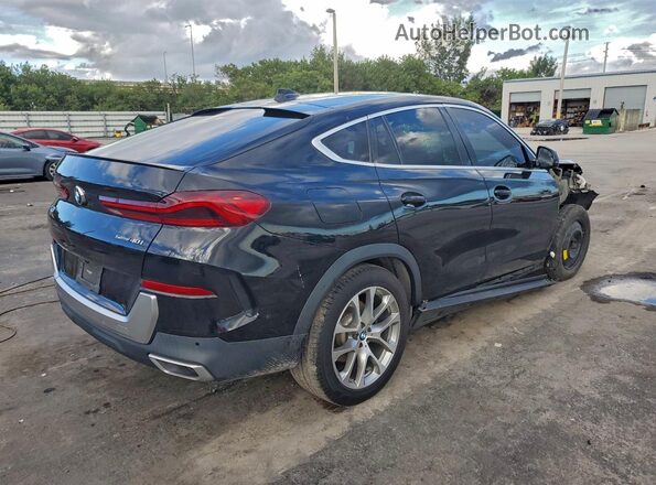 5UXCY4C06L9C19488 2020 BMW X6 Black Tył prawy
