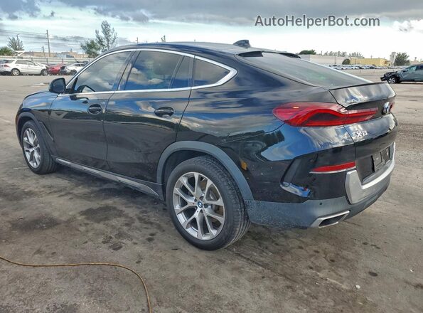 5UXCY4C06L9C19488 2020 BMW X6 Black Tył lewy