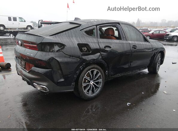5UXCY6C00P9S03866 2023 BMW X6 Blue Trasero derecho