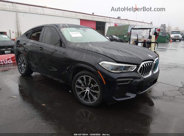 5UXCY6C00P9S03866 2023 BMW X6 Blue Delantero derecho
