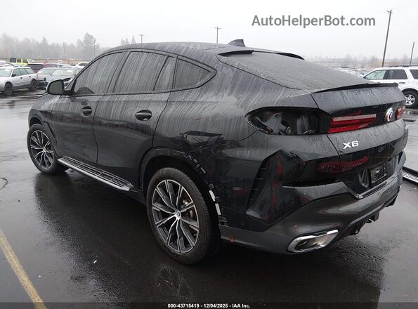 5UXCY6C00P9S03866 2023 BMW X6 Blue Trasero izquierdo