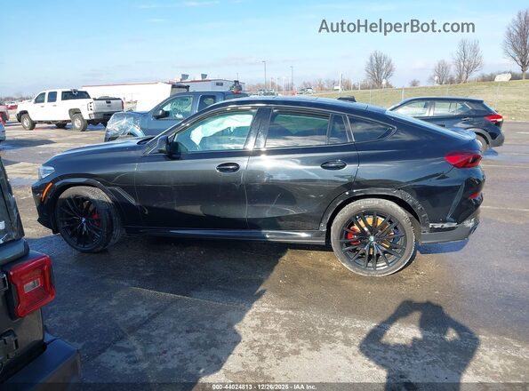 5UXCY6C04M9E35207 2021 BMW X6 Black Vista interior de 360 grados