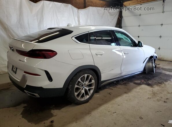 5UXCY6C04M9G89807 2021 BMW X6 Белый Задняя правая четверть