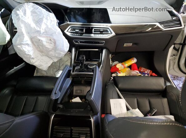 5UXCY6C04M9G89807 2021 BMW X6 Белый Вид панели приборов