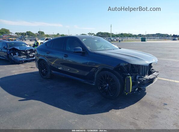 5UXCY6C05N9M69655 2022 BMW X6 Gray Передня права чверть