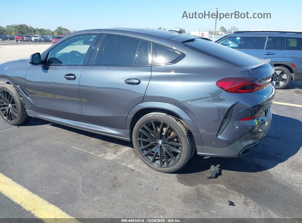 5UXCY6C05N9M69655 2022 BMW X6 Gray Задня ліва чверть