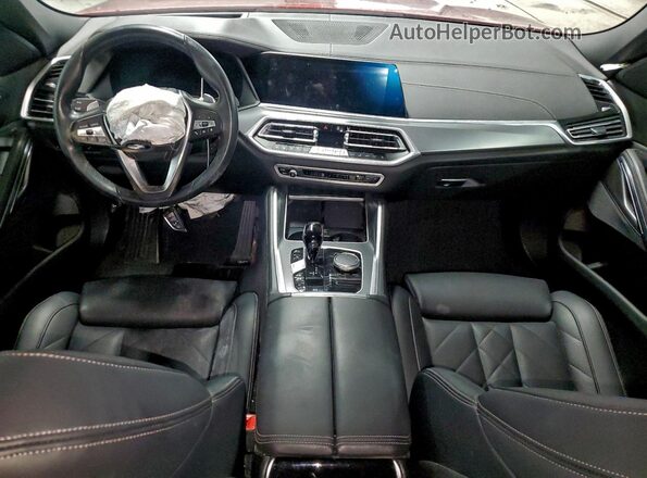 5UXCY6C05P9N73310 2023 BMW X6 Красный Вид панели приборов
