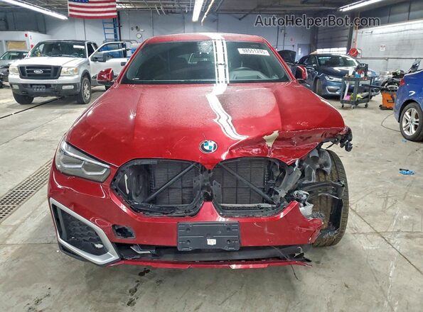 5UXCY6C05P9N73310 2023 BMW X6 Красный Вид спереди