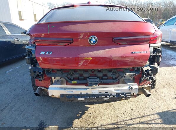 5UXCY6C07M9E34441 2021 BMW X6 Красный 