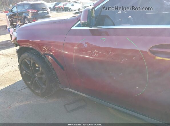 5UXCY6C07M9E34441 2021 BMW X6 Красный 