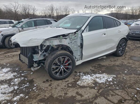 5UXCY6C07M9F84050 2021 BMW X6 White Przód lewy