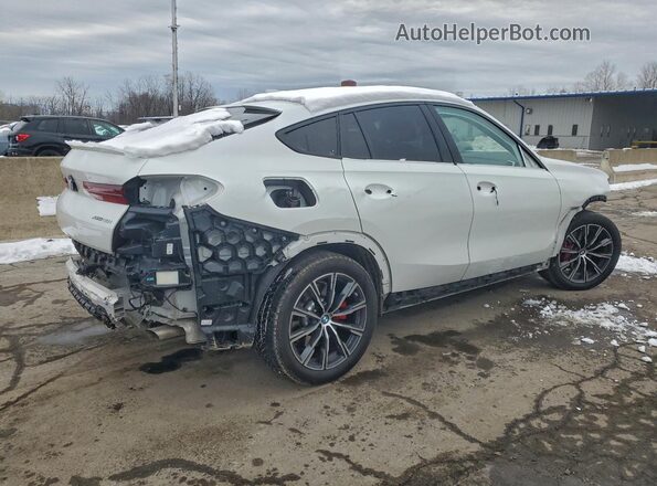 5UXCY6C07M9F84050 2021 BMW X6 White Tył prawy