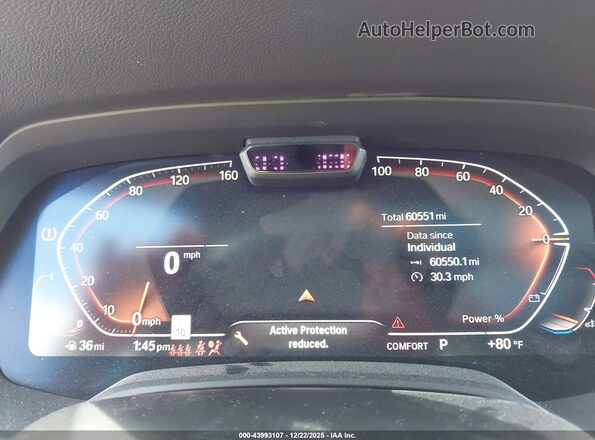 5UXCY6C0XM9E24227 2021 BMW X6 Gray უკანა სავარძლების ხედი